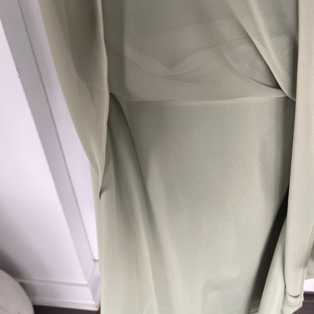 Sage Green Women's Dress- Alfred Angelo - Picture 7 of 12